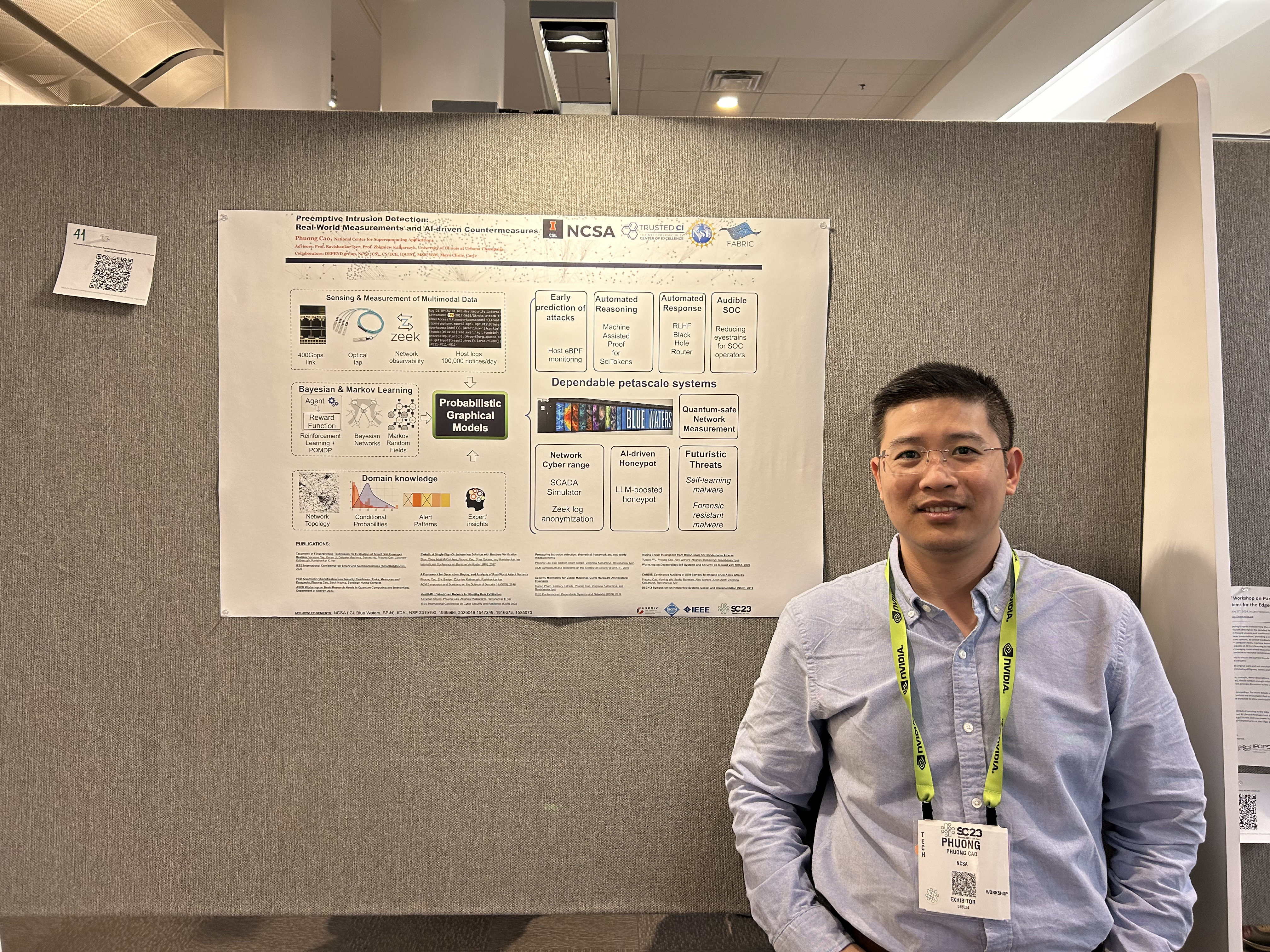 Phuong Cao Doctoral Showcase at ACM/IEEE Supercomputing Conference in Denver, CO