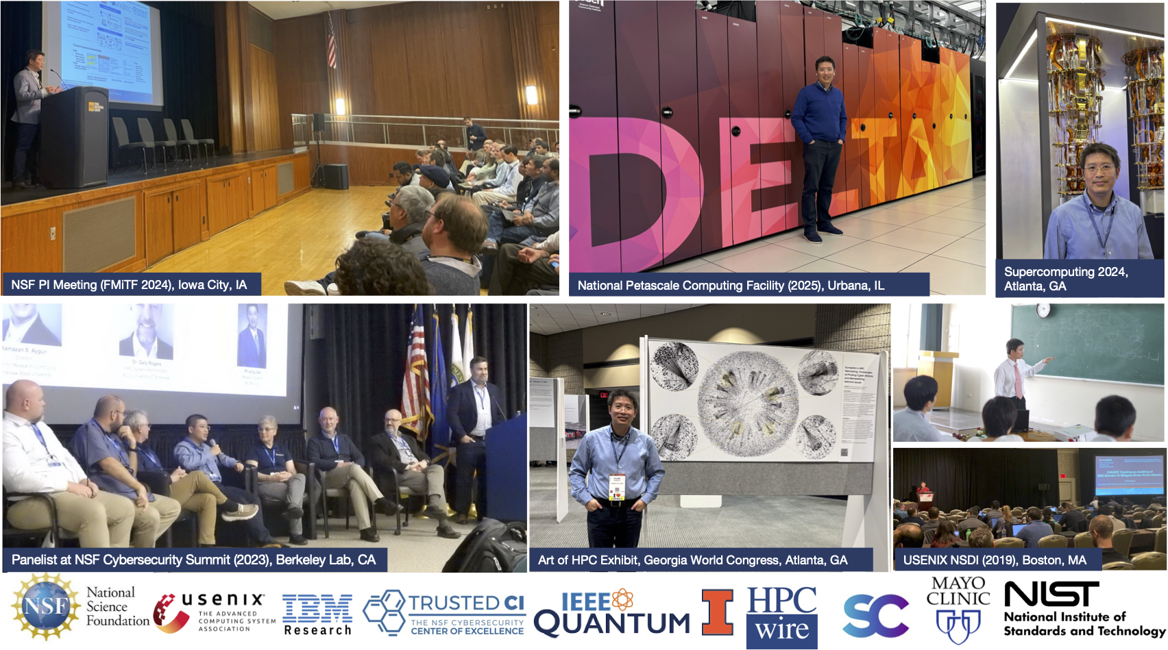 Press collage and highlights